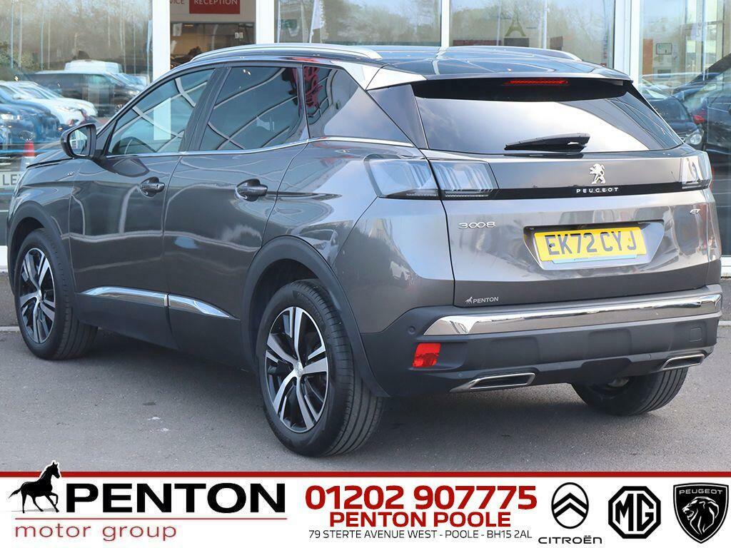 Peugeot 3008 1.5 Bluehdi Gt Line Suv Eat Euro 6 Ss EK72CYJ Grey #4