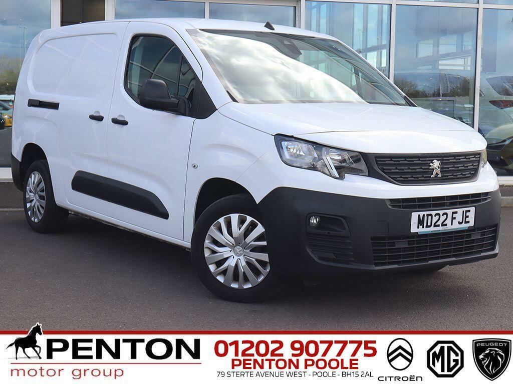 Peugeot Partner 1.5 Bluehdi 950 Professional Premium Long Panel Va White