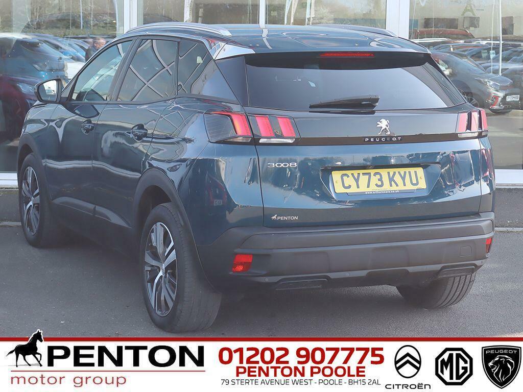 Peugeot 3008 1.2 Puretech Active Eat Euro 6 Ss CY73KYU Blue #4