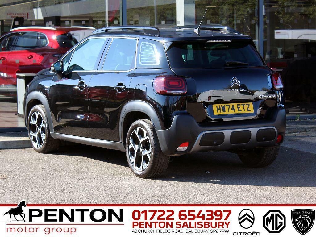 Citroen C3 Aircross 1.2 Puretech Max Eat6 Euro 6 Ss HW74ETZ Black #4