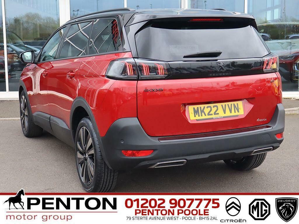 Peugeot 5008 1.2 Puretech Gt Eat Euro 6 Ss MK22VVN Black #5