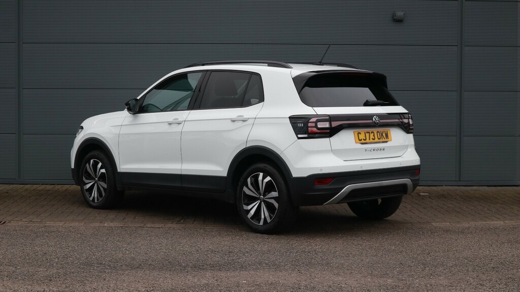 Volkswagen T-Cross 1.0 Tsi 110 Black Edition Dsg CJ73OKW White #4