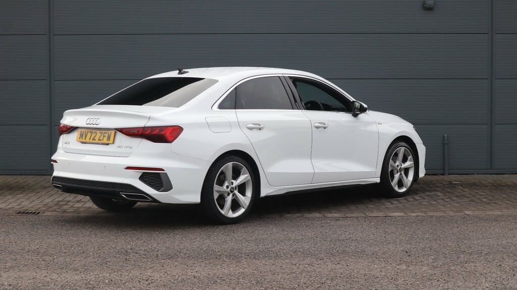 Audi A3 30 Tfsi S Line S Tronic MV72ZFW White #6