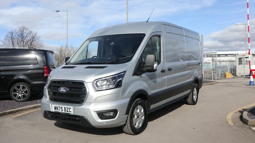 Ford Transit Custom 350 L3 Lwb H2 Medium Roof Limited 165Ps Eu6 P WN75BZC Silver #2