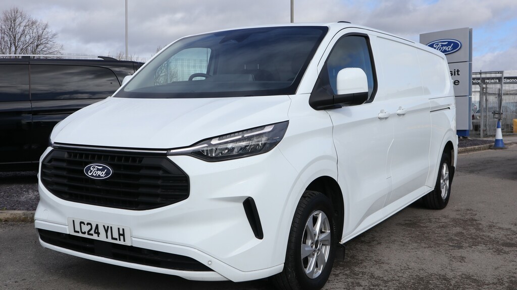Ford Transit Custom 300 L2 Lwb H1 Limited 136Ps Eu6 6 Speed Panel Van LC24YLH White #2