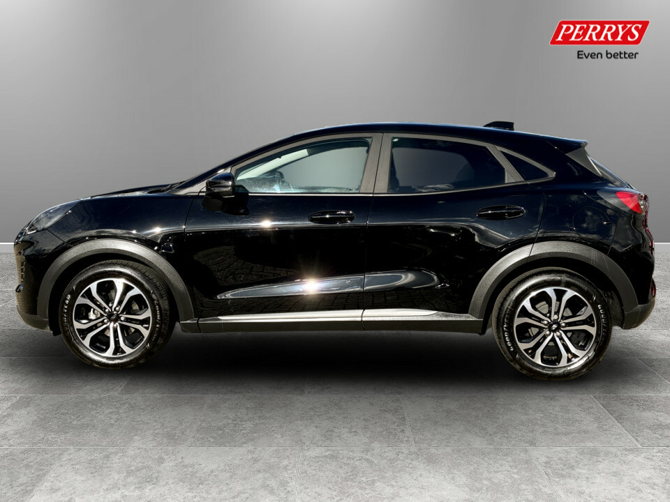 Ford Puma 1.0 Ecoboost Hybrid Mhev Titanium OV25DJY Black #4