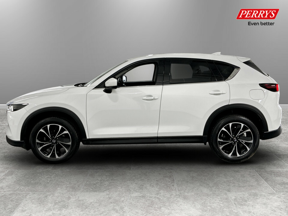 Mazda CX-5 2.0 E-skyactiv G Mhev Exclusive-line EK75JRV White #4