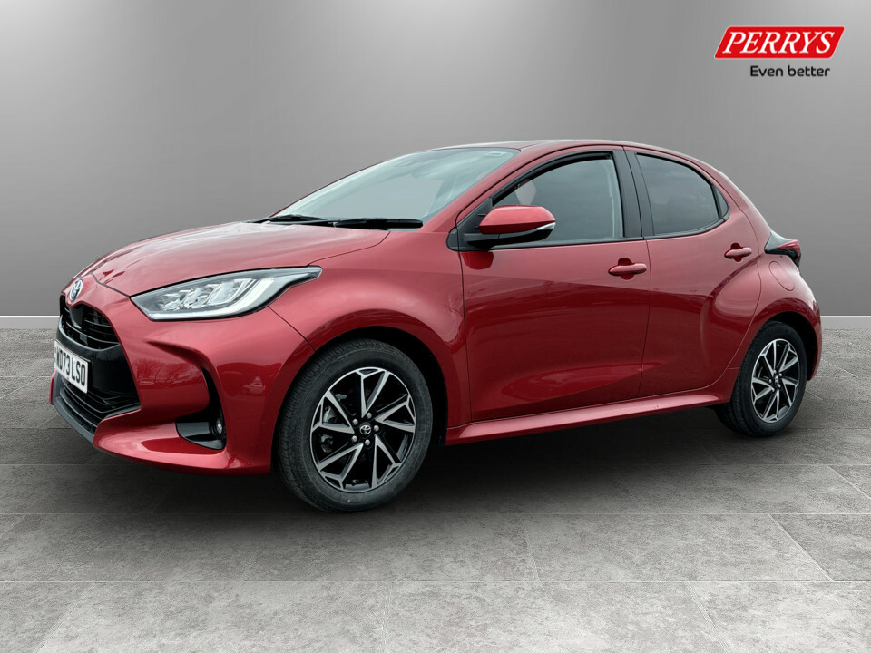 Toyota Yaris 1.5 Hybrid Design Cvt WD73LSO Red #3