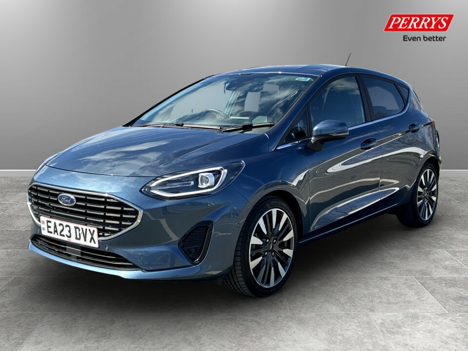 Ford Fiesta 1.0 Ecoboost Hbd Mhev 125 Titanium X EA23DVX Blue #3