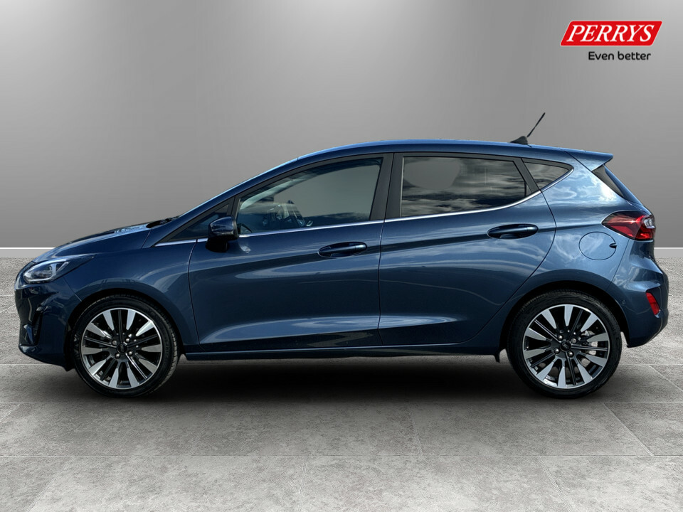Ford Fiesta 1.0 Ecoboost Hbd Mhev 125 Titanium X EA23DVX Blue #4