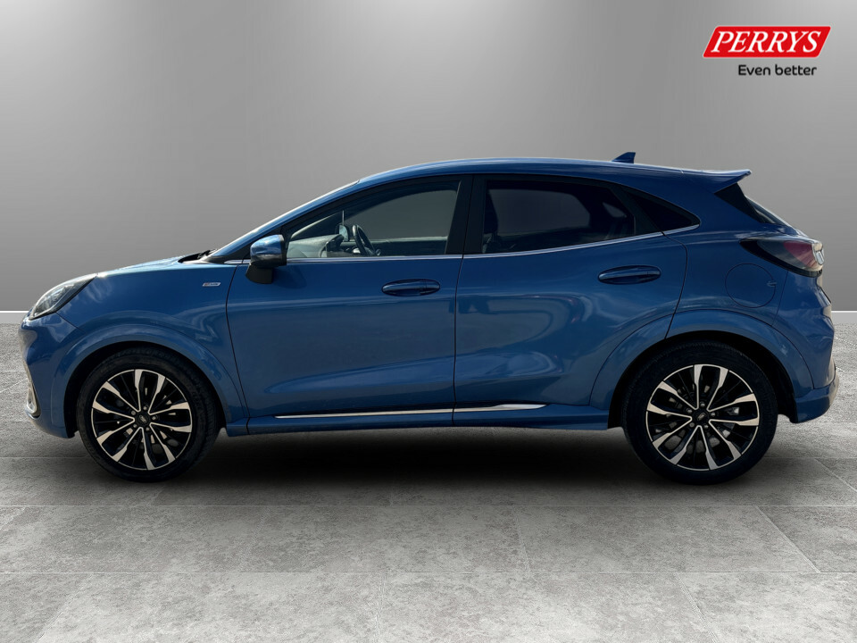 Ford Puma 1.0 Ecoboost Hybrid Mhev 155 St-line Vignale RX70FKB Blue #4