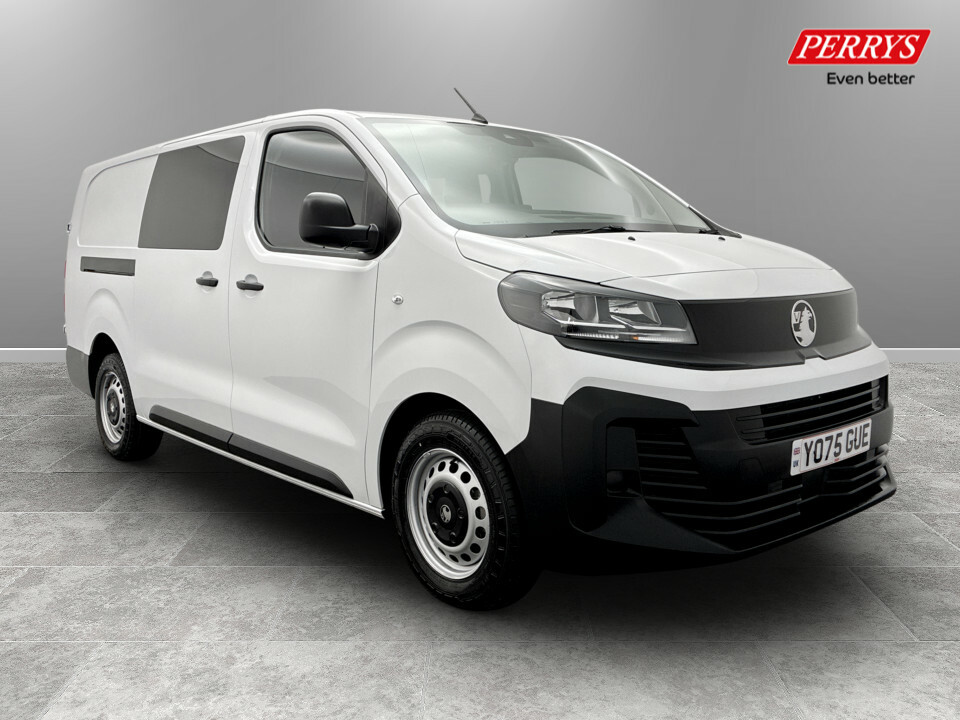 Vauxhall Vivaro 2.0 Turbo D 145 Prime H1 Double Cab White