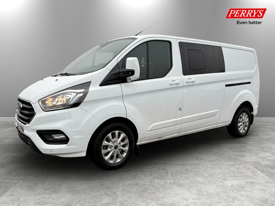 Ford Transit Custom 2.0 Ecoblue 130Ps Low Roof Dcab Limited Van DY23XBW White #3