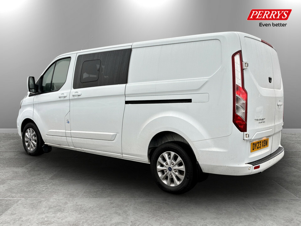 Ford Transit Custom 2.0 Ecoblue 130Ps Low Roof Dcab Limited Van DY23XBW White #5