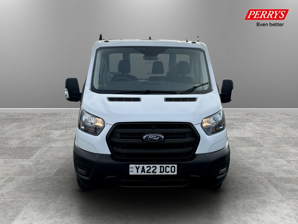Ford Transit Custom 2.0 350 Ecoblue Leader Tipper Fw YA22DCO White #2