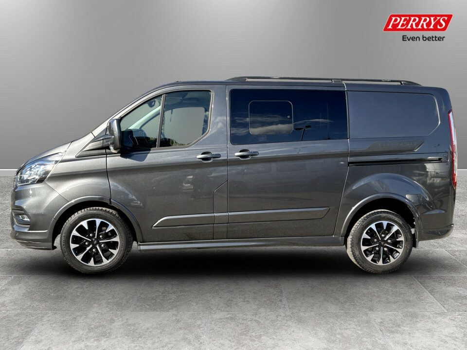 Ford Transit Custom 2.0 Ecoblue 170Ps Low Roof Dcab Sport Van YR23LCN Grey #4