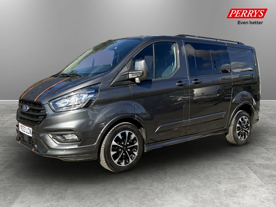 Ford Transit Custom 2.0 Ecoblue 170Ps Low Roof Dcab Sport Van YR23LCN Grey #3