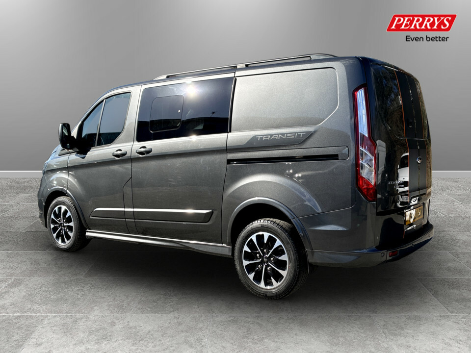 Ford Transit Custom 2.0 Ecoblue 170Ps Low Roof Dcab Sport Van YR23LCN Grey #5