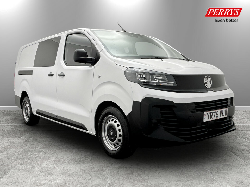 Vauxhall Vivaro 2.0 Turbo D 145 Prime H1 Double Cab White