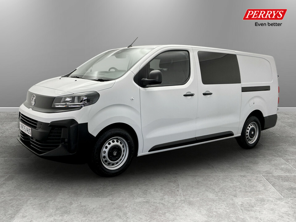 Vauxhall Vivaro 2.0 Turbo D 145 Prime H1 Double Cab YR75VUS White #3