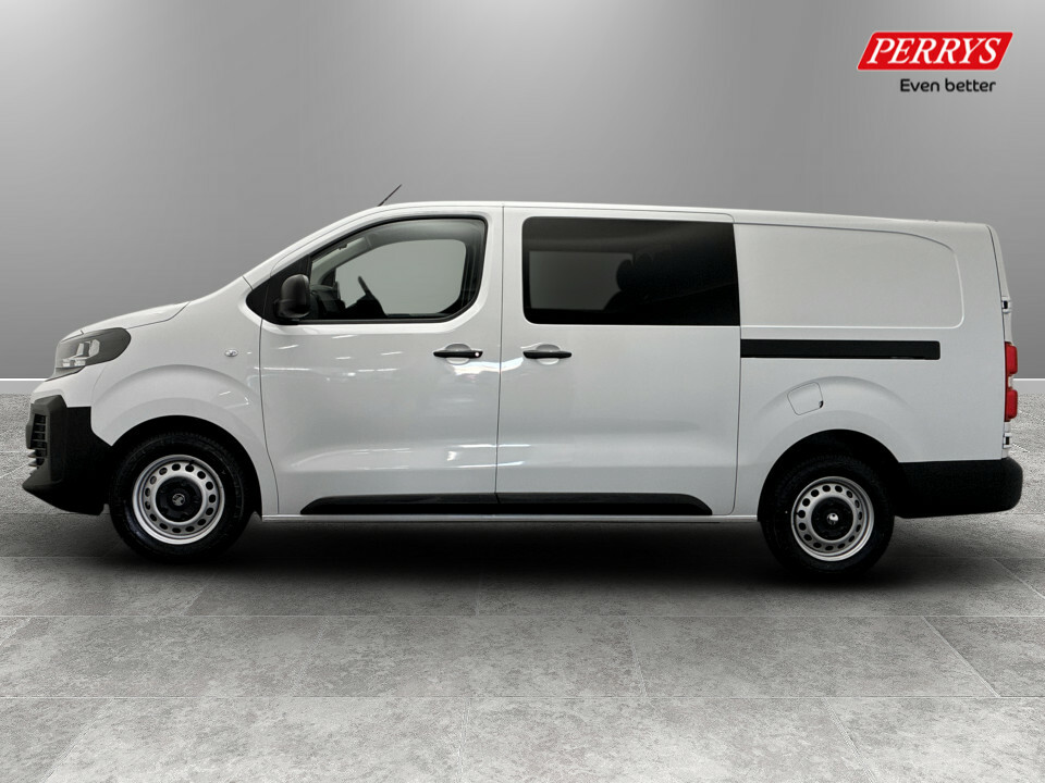 Vauxhall Vivaro 2.0 Turbo D 145 Prime H1 Double Cab YR75VUS White #4