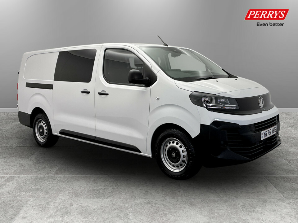 Vauxhall Vivaro 2.0 Turbo D 145 Prime H1 Double Cab White