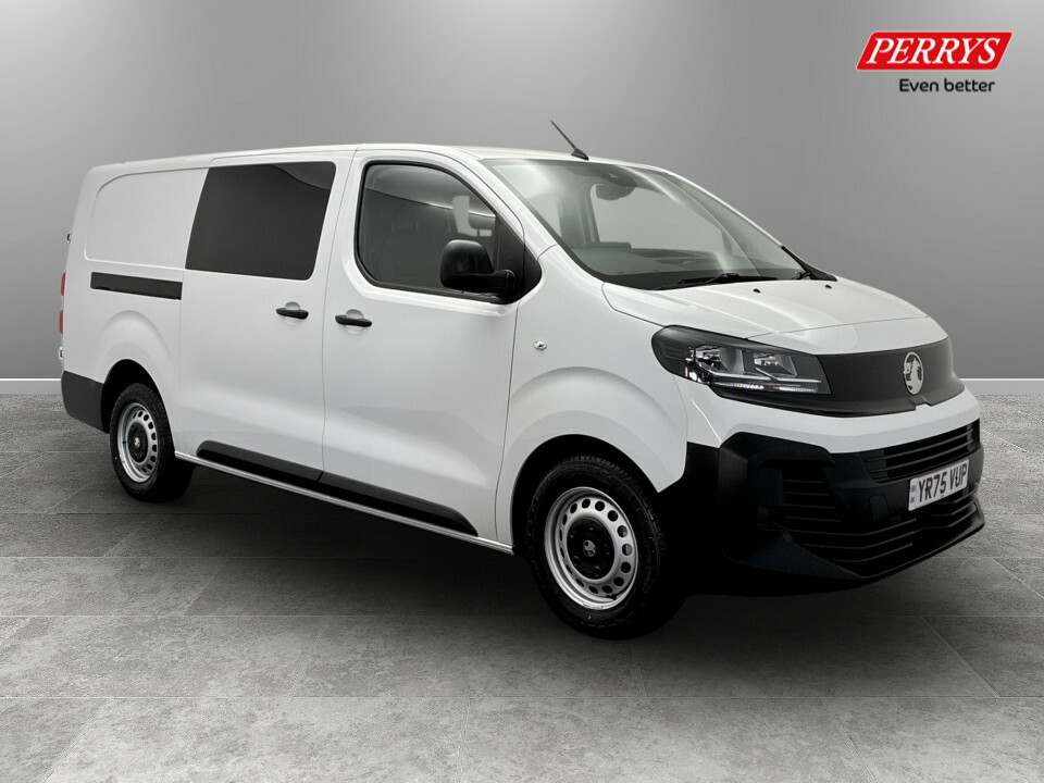 Vauxhall Vivaro 2.0 Turbo D 145 Prime H1 Double Cab White