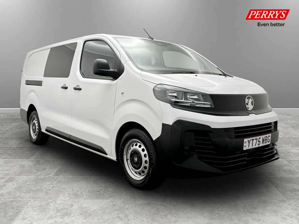 Vauxhall Vivaro 2.0 Turbo D 145 Prime H1 Double Cab White