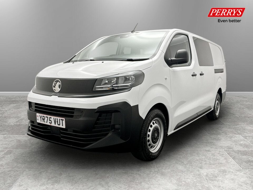Vauxhall Vivaro 2.0 Turbo D 145 Prime H1 Double Cab YR75VUT White #3