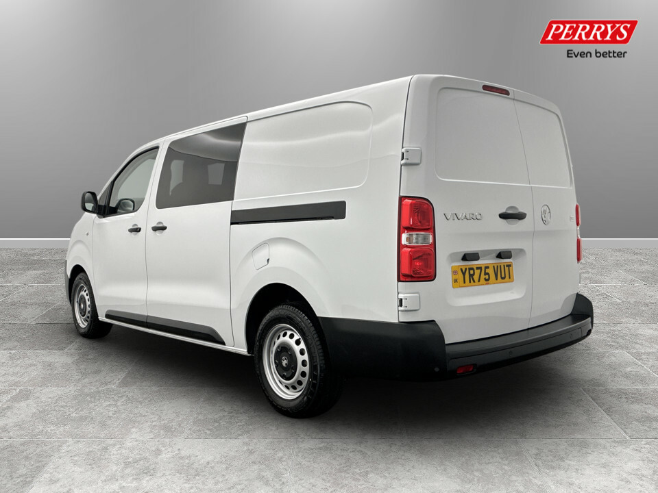 Vauxhall Vivaro 2.0 Turbo D 145 Prime H1 Double Cab YR75VUT White #5