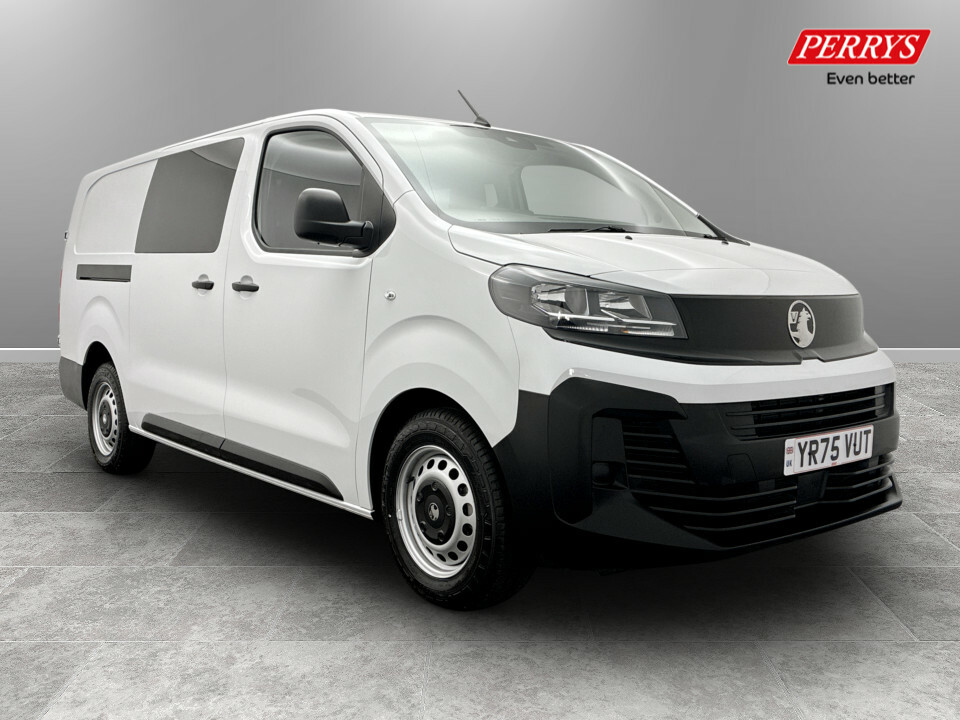 Vauxhall Vivaro 2.0 Turbo D 145 Prime H1 Double Cab White