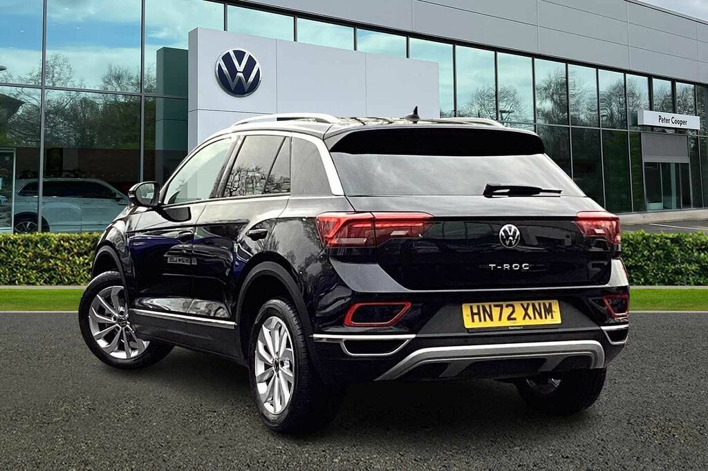 Volkswagen T-Roc Mark 1 Facelift 2022 1.0 Tsi Style 110Ps HN72XNM Black #3