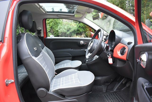 Fiat 500 1.2 Lounge Hatchback Euro 6 S S SF68UKG Pink #6