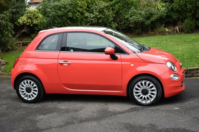 Fiat 500 1.2 Lounge Hatchback Euro 6 S S SF68UKG Pink #2