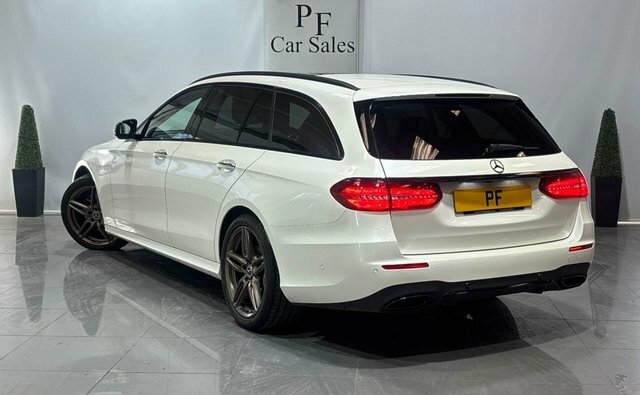 Mercedes-Benz E Class 2.0 E220d Amg Line Premium Plus Estate Diese WJ67AXB White #4