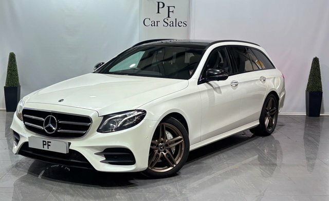 Mercedes-Benz E Class 2.0 E220d Amg Line Premium Plus Estate Diese White
