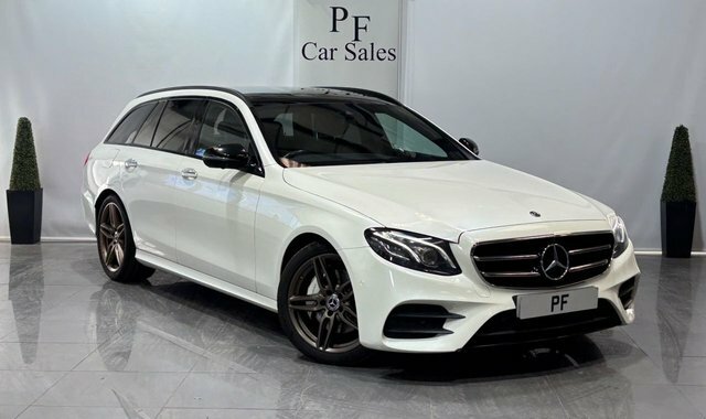 Mercedes-Benz E Class 2.0 E220d Amg Line Premium Plus Estate Diese WJ67AXB White #3