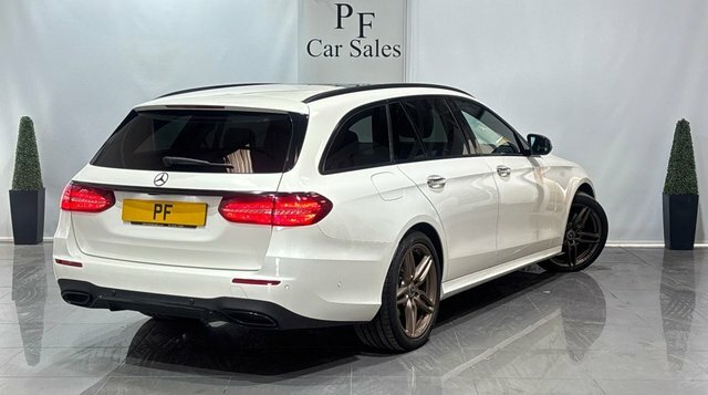 Mercedes-Benz E Class 2.0 E220d Amg Line Premium Plus Estate Diese WJ67AXB White #6