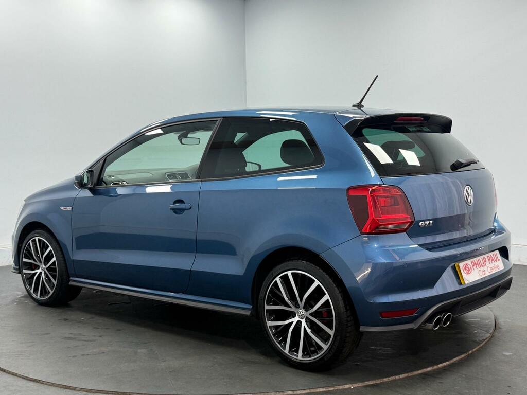 Volkswagen Polo 1.8 Tsi Gti Dsg Blue #4