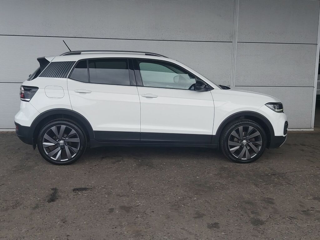 Volkswagen T-Cross 1.0 Tsi First Edition 115 Bhp DSZ2676 White #3