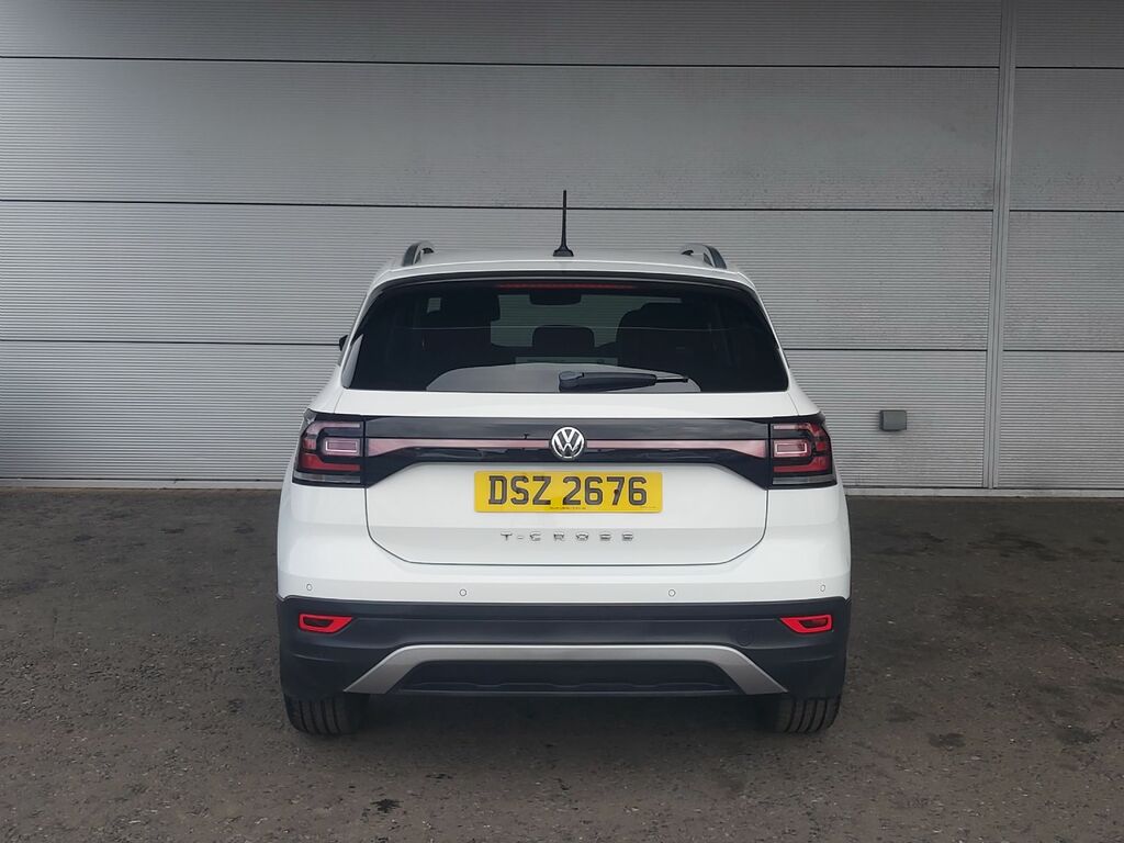 Volkswagen T-Cross 1.0 Tsi First Edition 115 Bhp DSZ2676 White #4