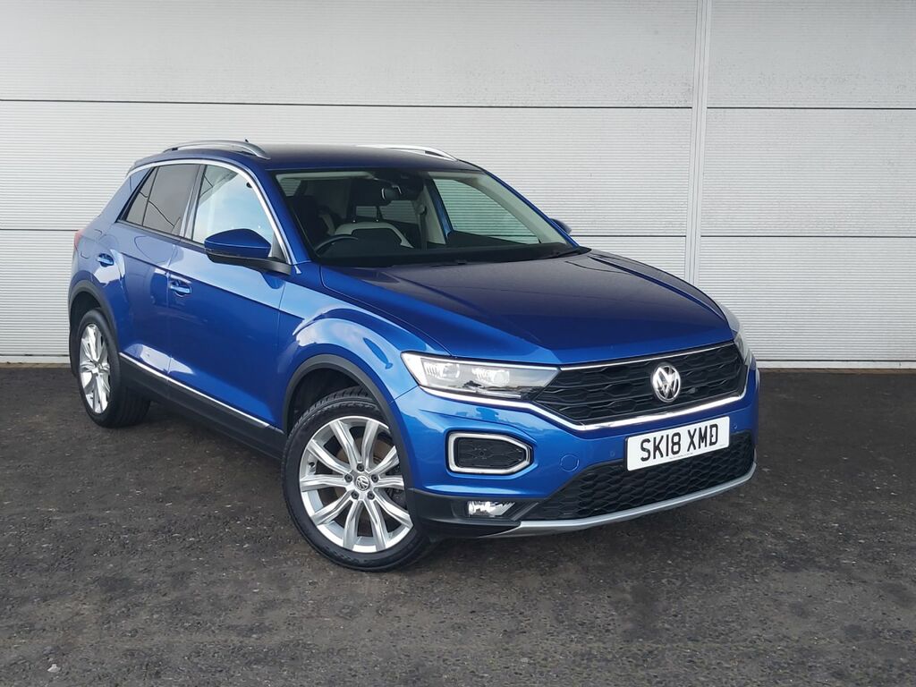 Volkswagen T-Roc 1.5 Tsi Sel 150 Bhp SK18XMD Blue
