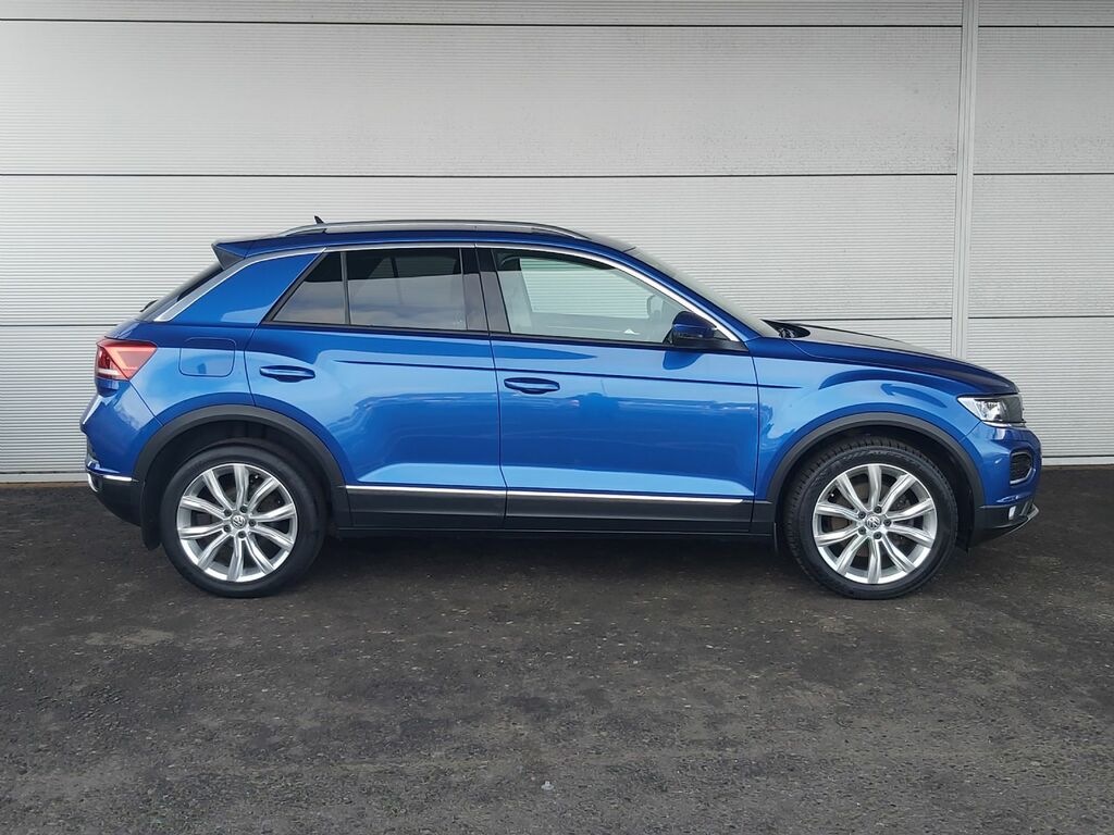 Volkswagen T-Roc 1.5 Tsi Sel 150 Bhp SK18XMD Blue #3