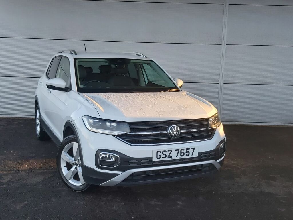 Volkswagen T-Cross 1.0 Tsi Sel 110 Bhp White