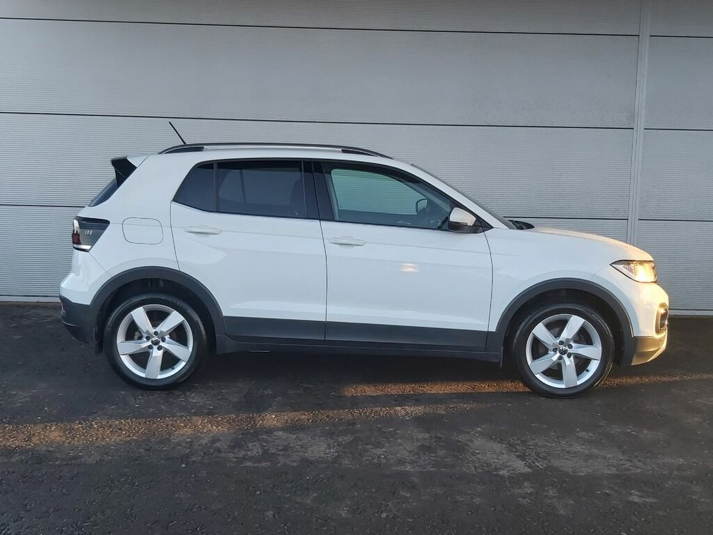 Volkswagen T-Cross 1.0 Tsi Sel 110 Bhp GSZ7657 White #3