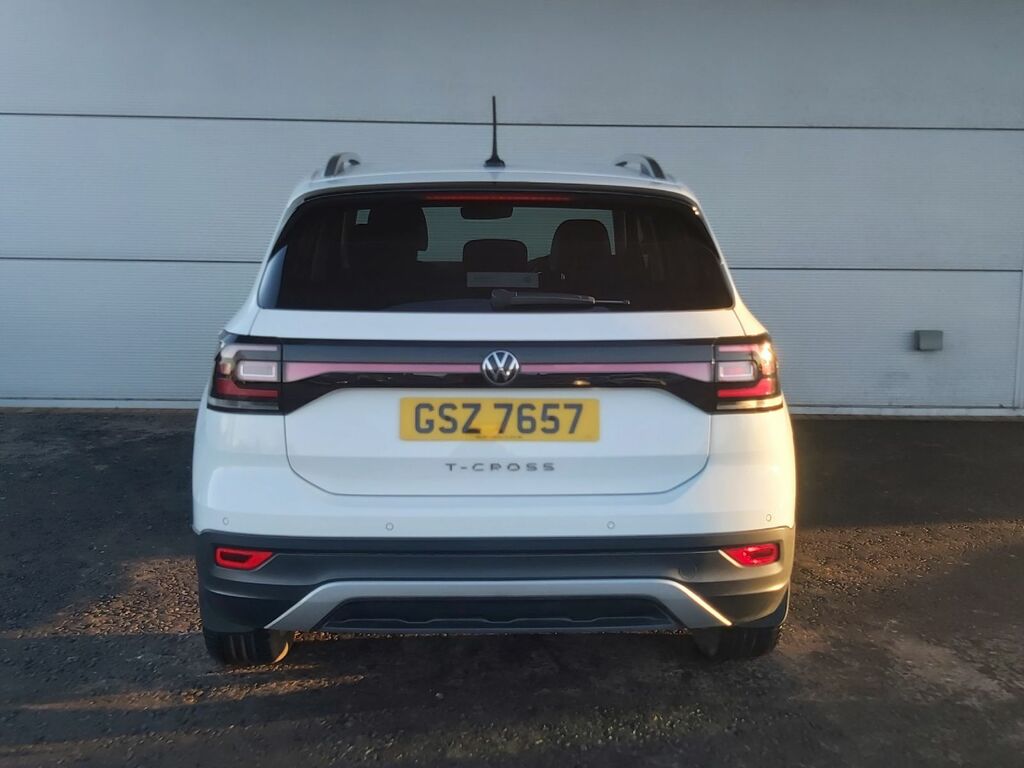Volkswagen T-Cross 1.0 Tsi Sel 110 Bhp GSZ7657 White #4
