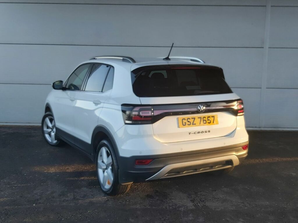 Volkswagen T-Cross 1.0 Tsi Sel 110 Bhp GSZ7657 White #5