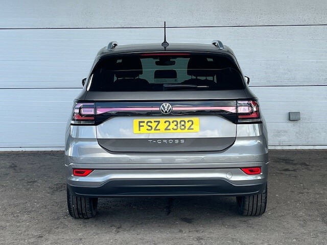 Volkswagen T-Cross 1.0 Tsi R Line 110 Bhp FSZ2382 Grey #4