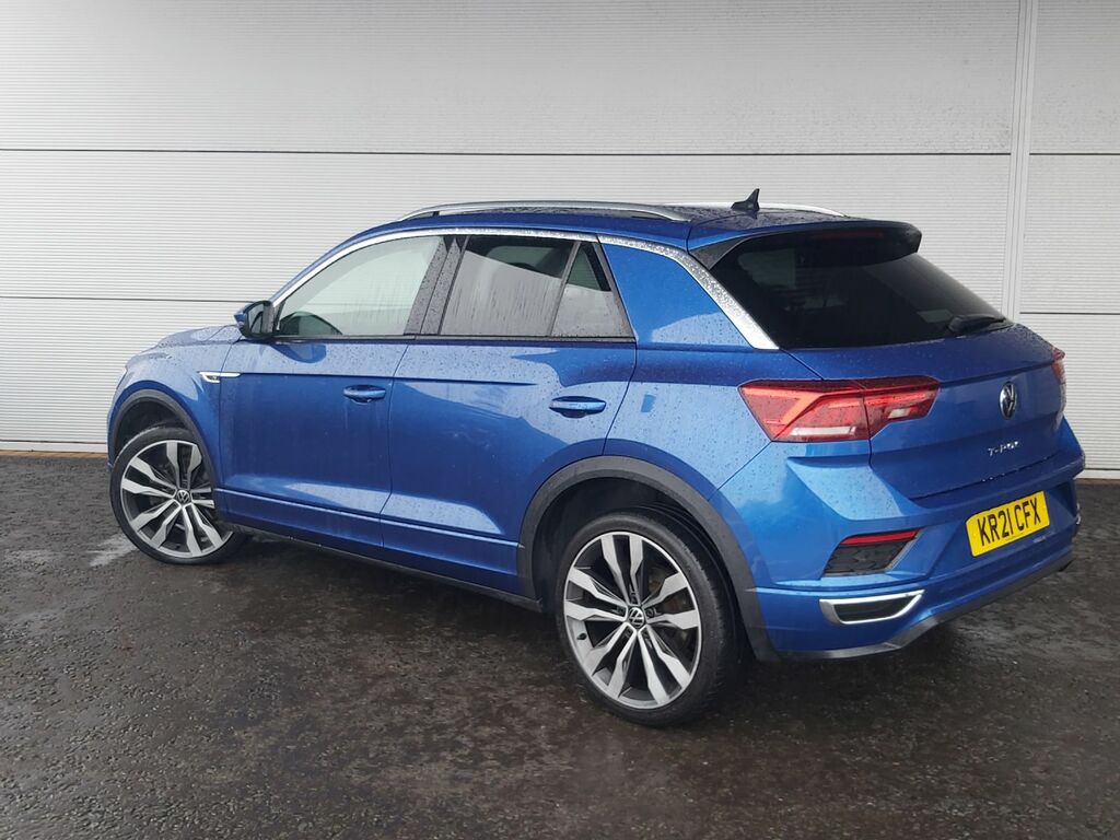 Volkswagen T-Roc 2.0 Tdi R Line 150 Bhp Dsg KR21CFX Blue #5