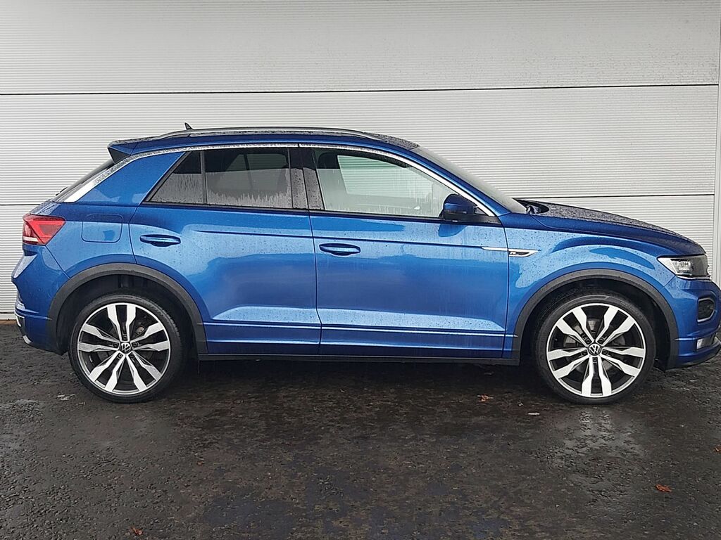 Volkswagen T-Roc 2.0 Tdi R Line 150 Bhp Dsg KR21CFX Blue #3